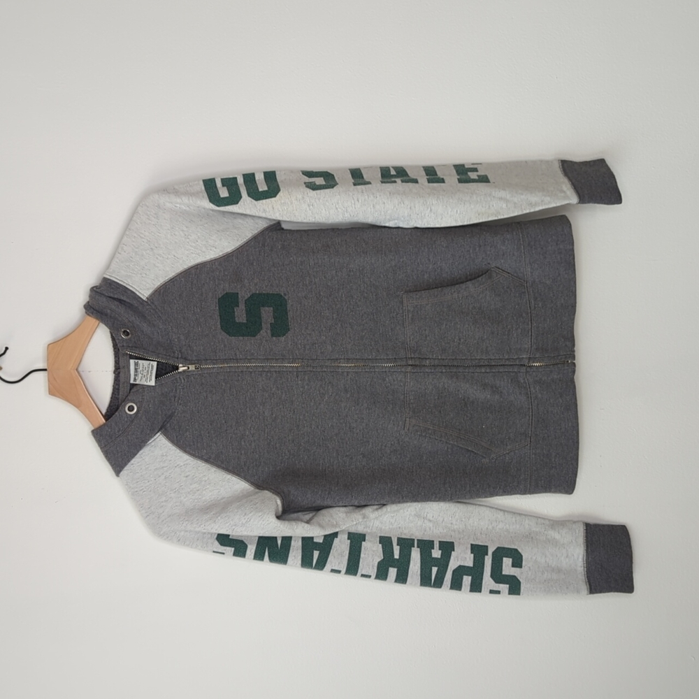 PINK Michigan State zip up hoodie
